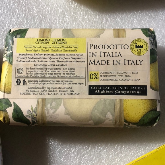 2 NEW Lemon soap bar - Diamanté lemon Citron- AC Lemon - Picture 8 of 12